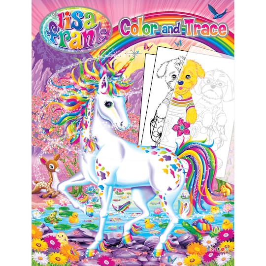 Lisa Frank® Color & Trace Activity Book | Michaels